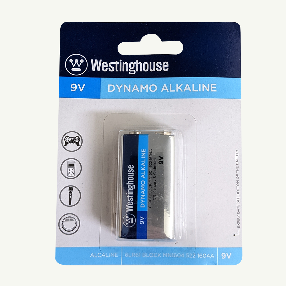 Westinghouse 9V Dynamo Alkaline