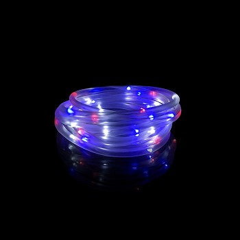 Red white and blue solar rope lights shop