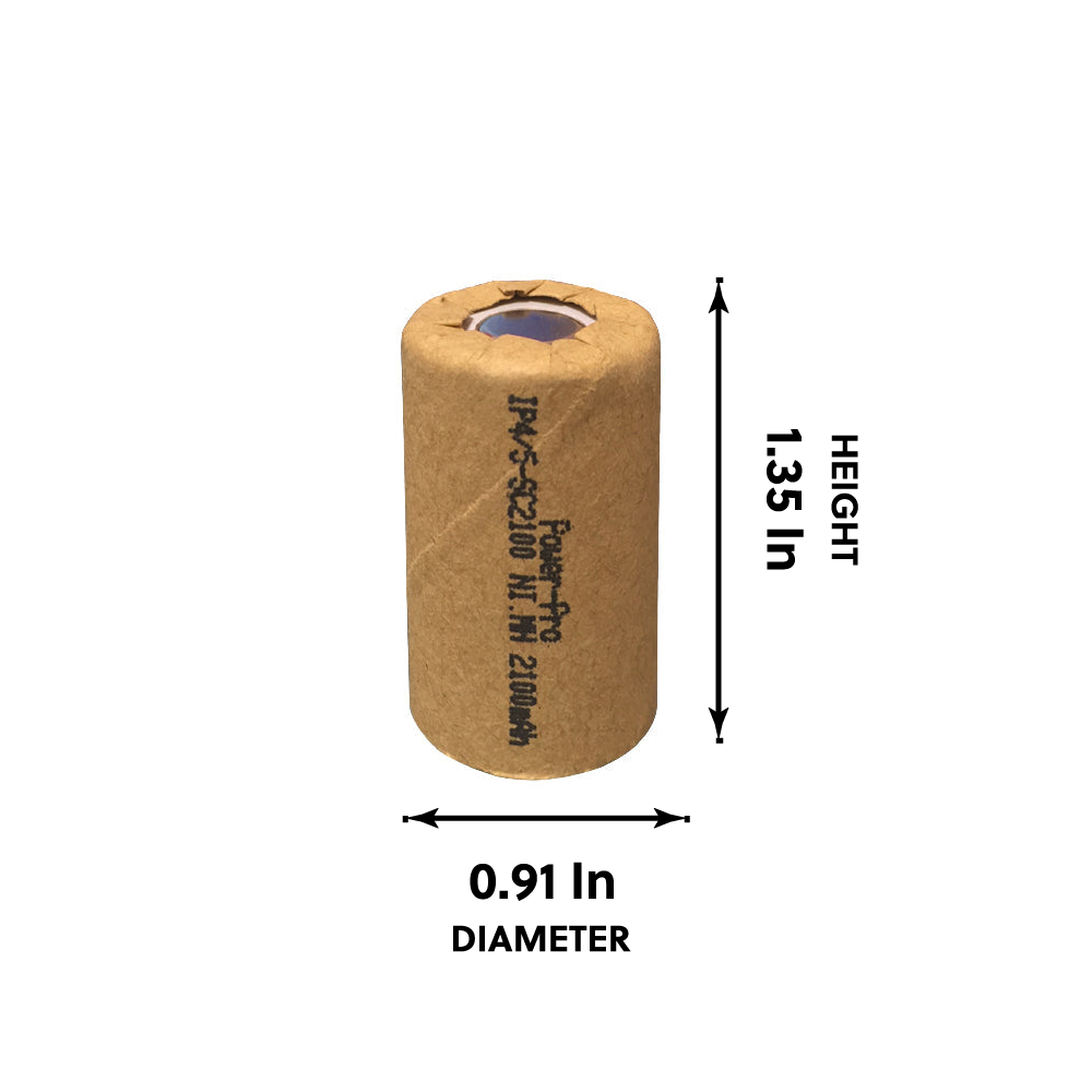 Power Pro 4/5 Sub C Ni-Mh 2100mAh