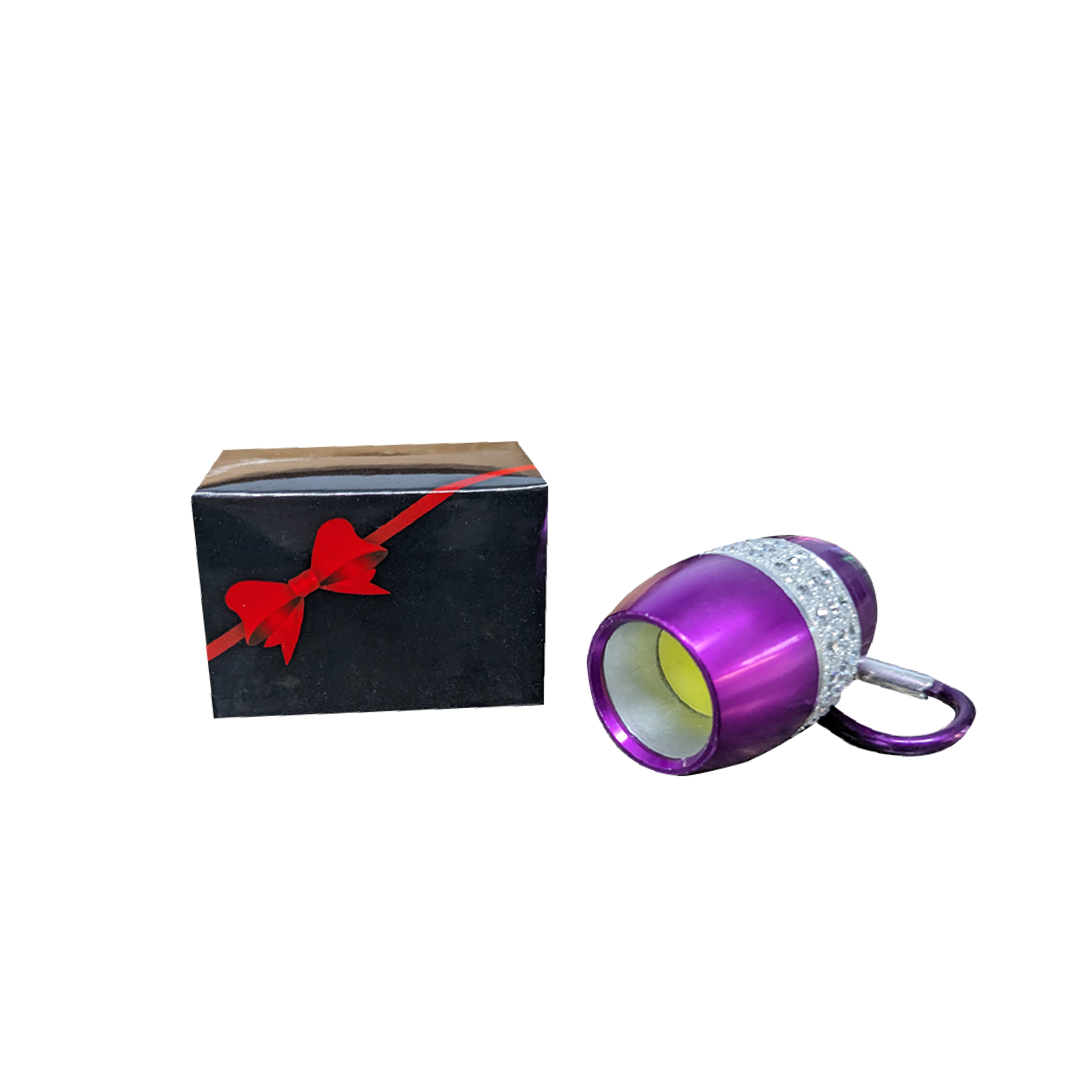 4 For $3 - Bling Flashlight with COB LED Light - 4 Pack in Gift Box Packaging W/ Installed Batteries