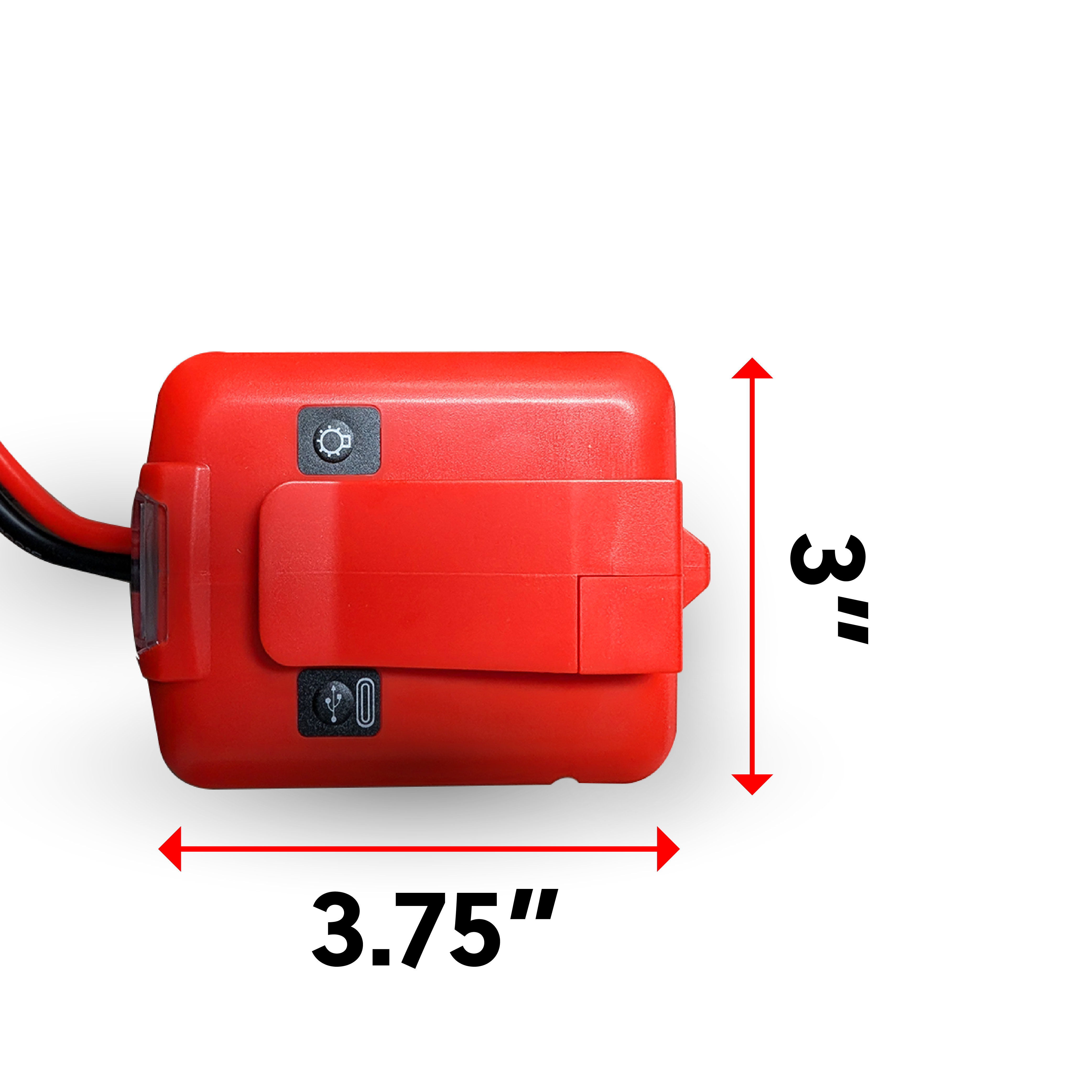 IP POWER Rapid Amp Charger / Jump Starter Case Kit | Compatible with Milwaukee 18V Li-ion Battery