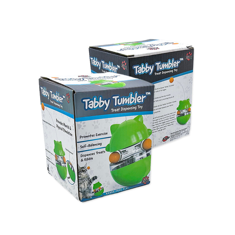 Tabby Tumbler™ | Treat Dispensing Cat Toy