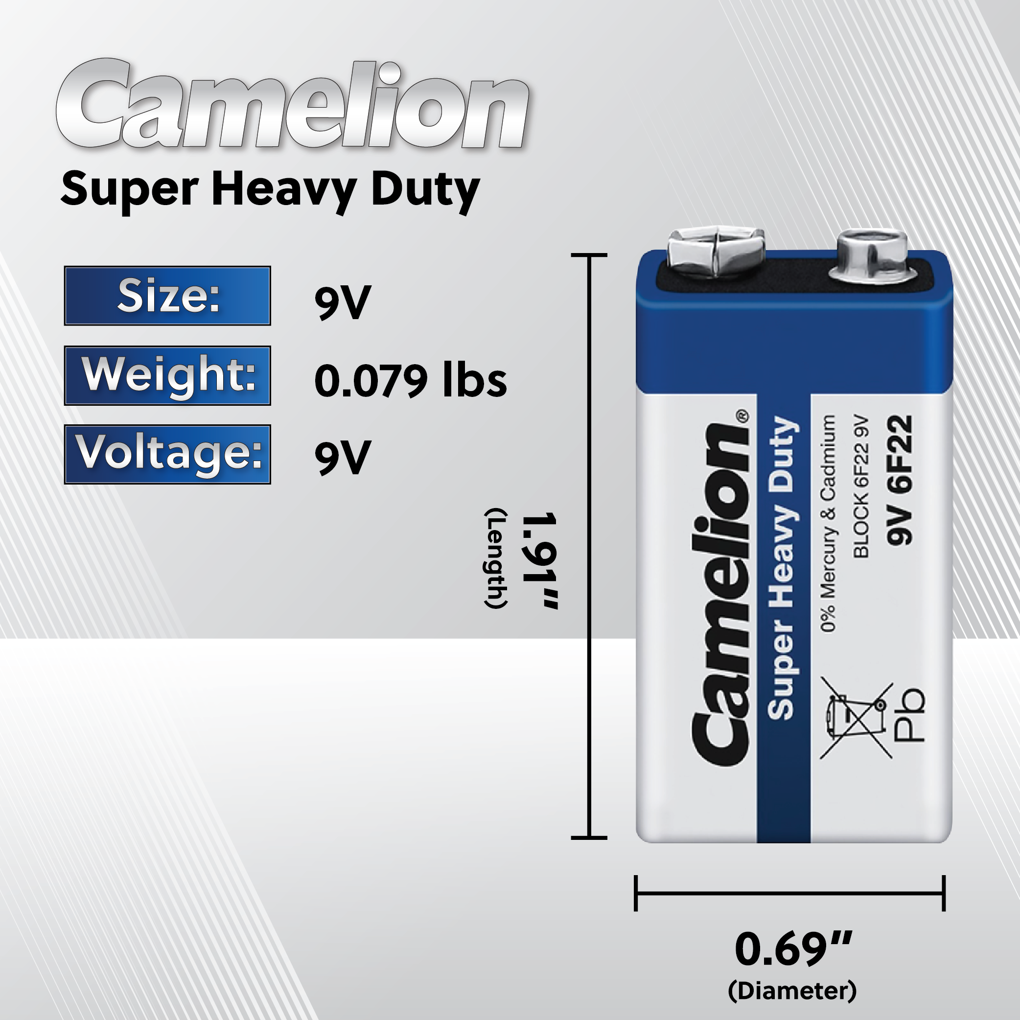Camelion 9V Super Heavy Duty