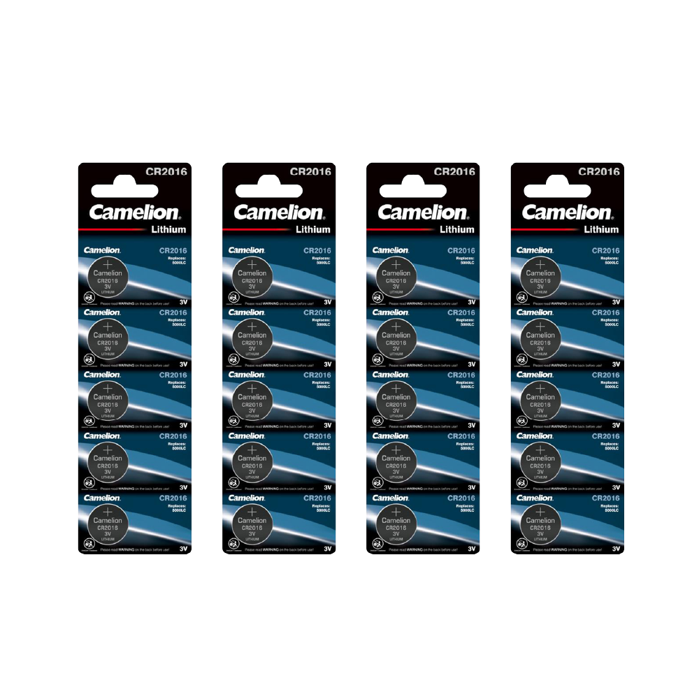 Camelion CR2016 3V Lithium Primary Coin Cell Battery (Three Packaging Options) - Non Rechargeable