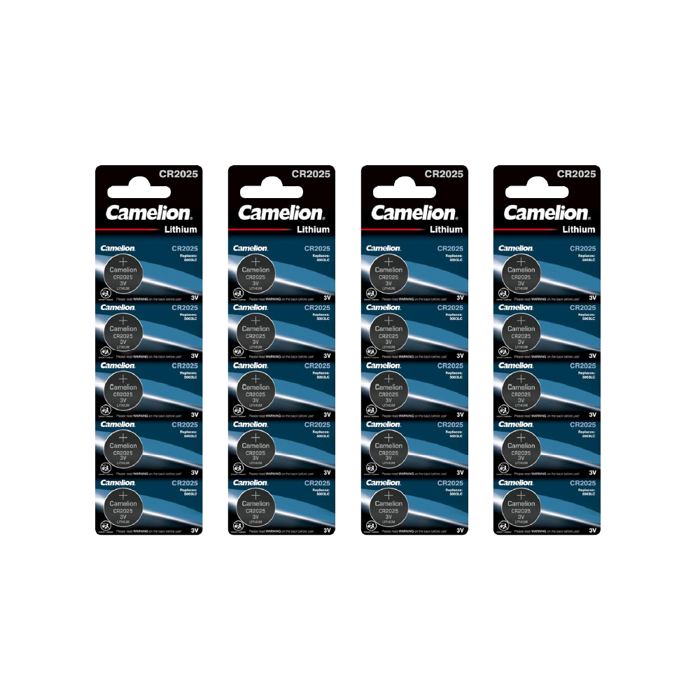 Camelion CR2025 3V Lithium Primary Coin Cell Battery (Three Packaging Options) - Non Rechargeable