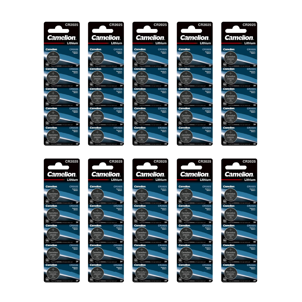 Camelion CR2025 3V Lithium Primary Coin Cell Battery (Three Packaging Options) - Non Rechargeable