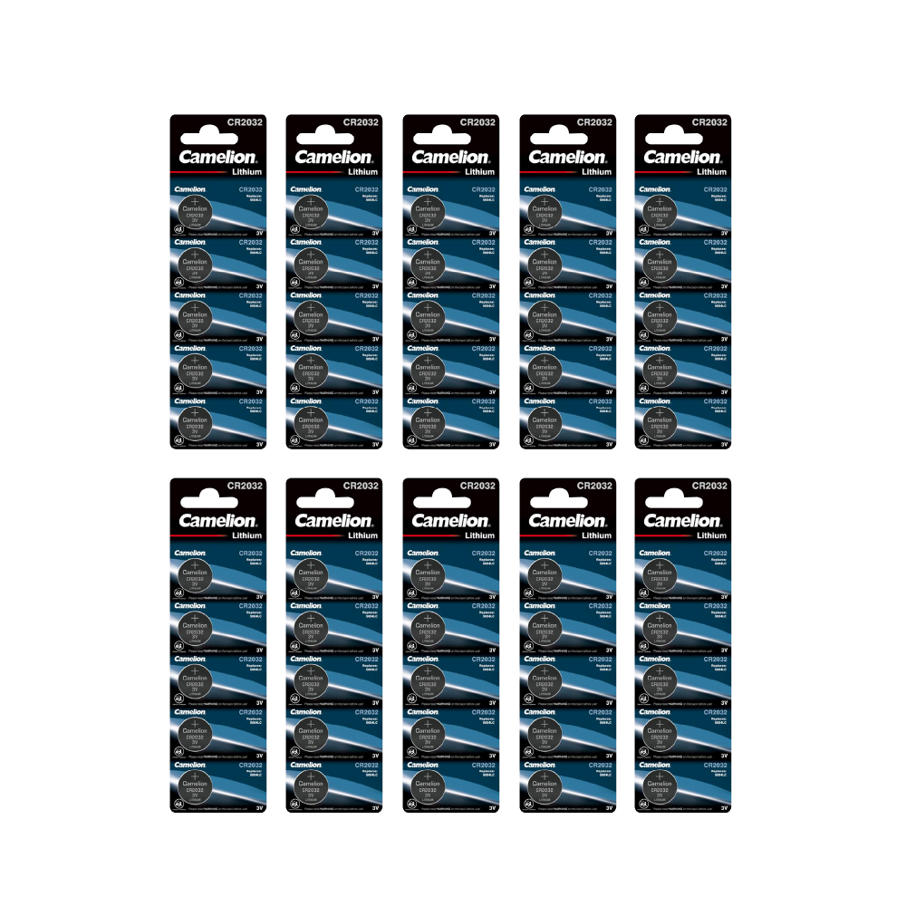 Camelion CR2032 3V Lithium Primary Coin Cell Battery (Three Packaging Options) - Non Rechargeable
