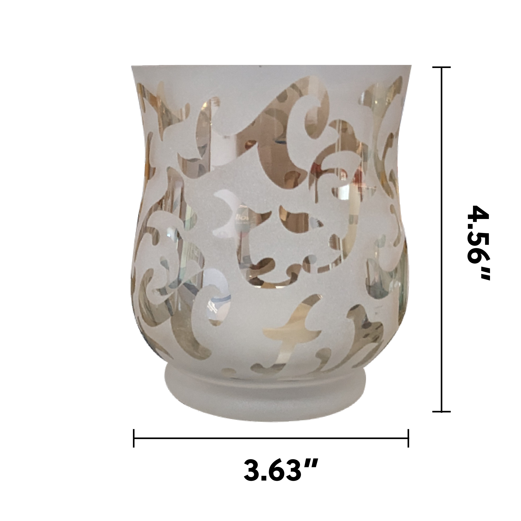 Flameless Candle Votive Glass Vase Single