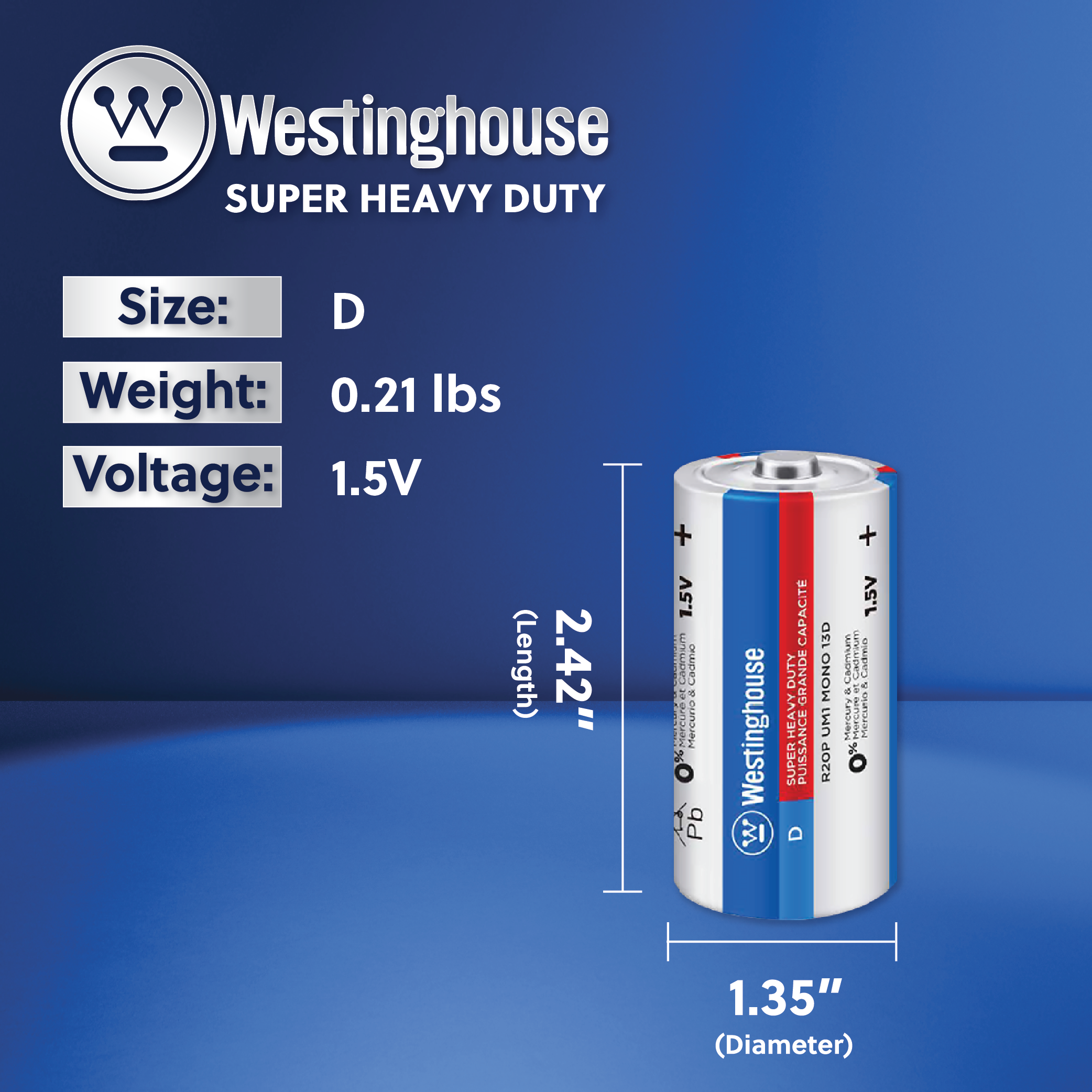 Westinghouse D Super Heavy Duty