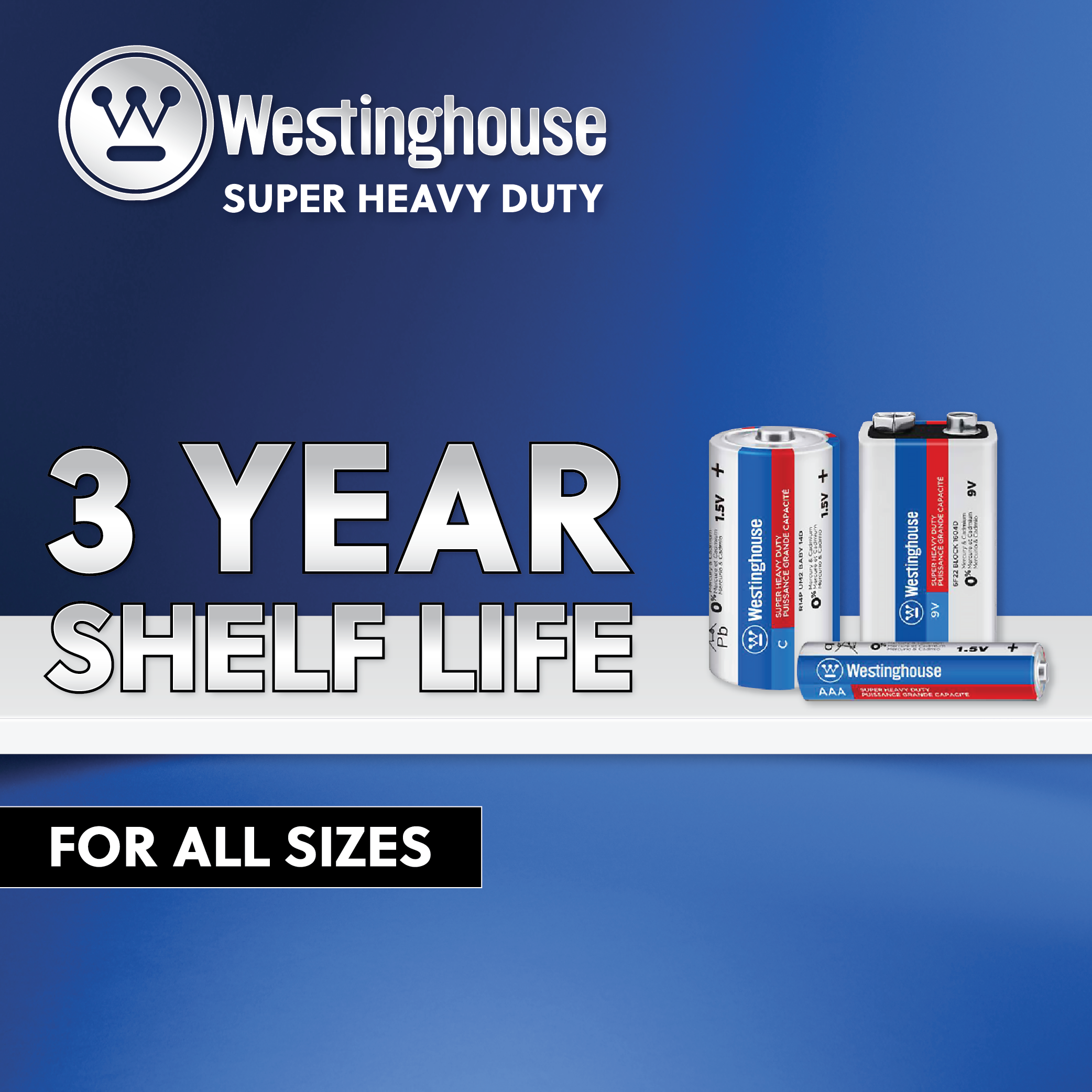 Westinghouse 9V Super Heavy Duty