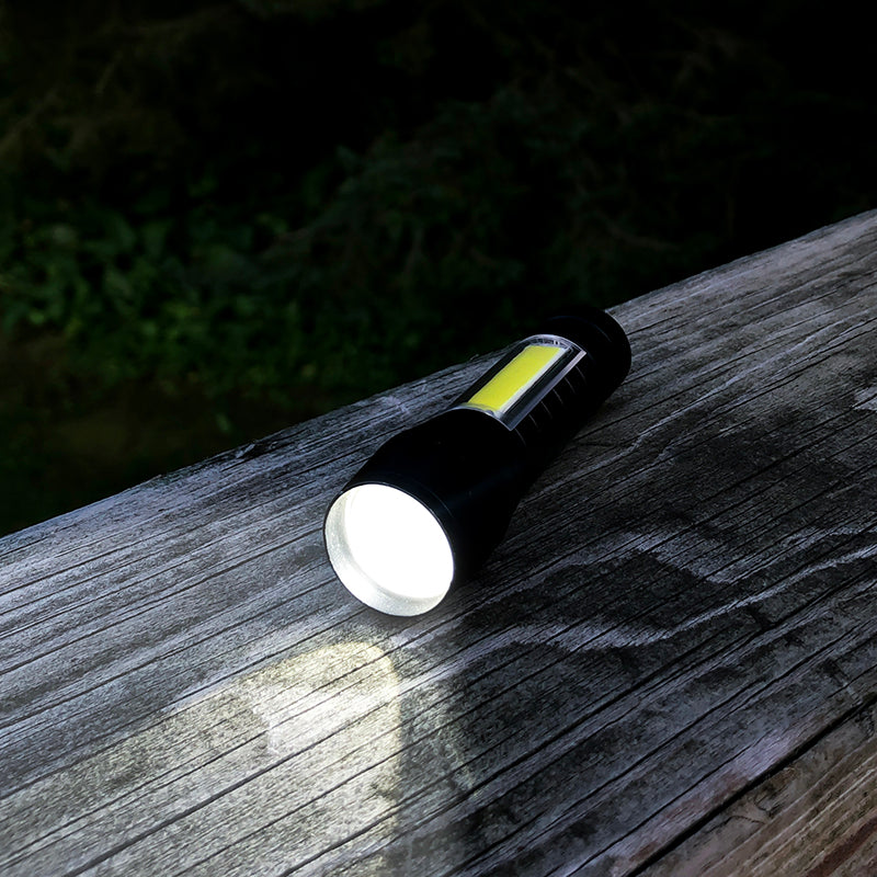 Micro Stinger Rechargeable LED Flashlight & COB LED Work Light