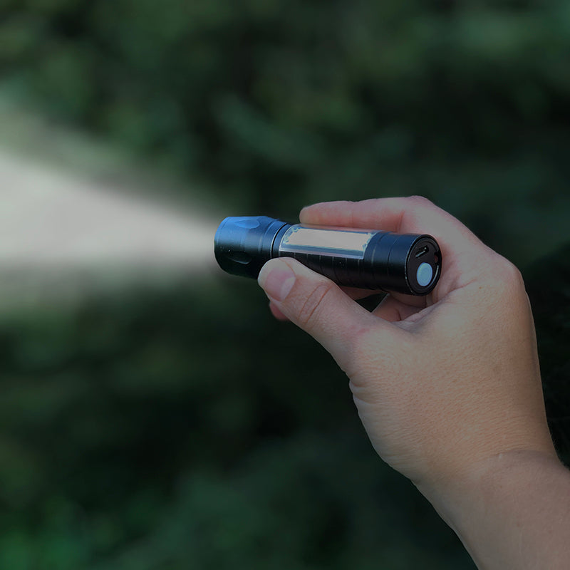Micro Stinger Rechargeable LED Flashlight & COB LED Work Light