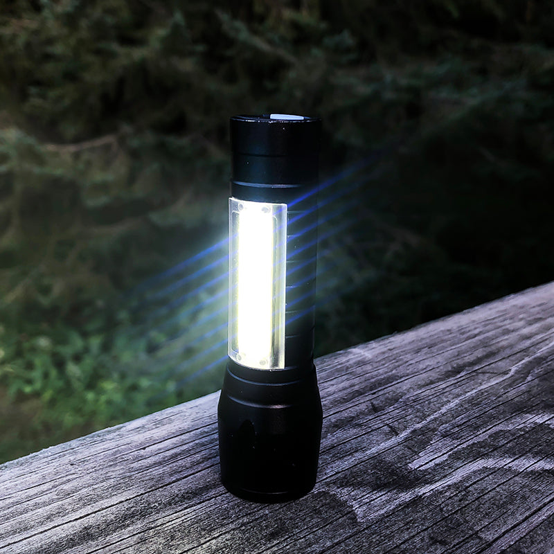 Micro Stinger Rechargeable LED Flashlight & COB LED Work Light