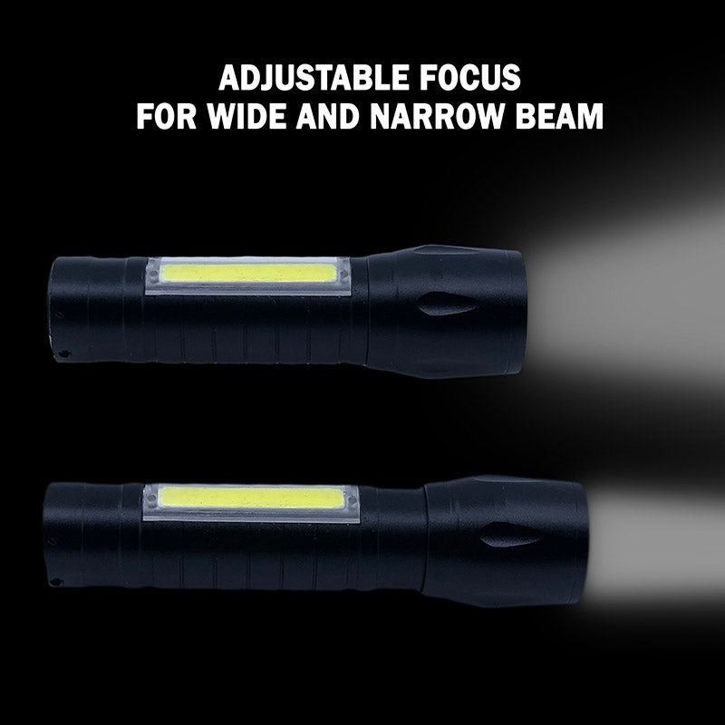 Micro Stinger Rechargeable LED Flashlight & COB LED Work Light