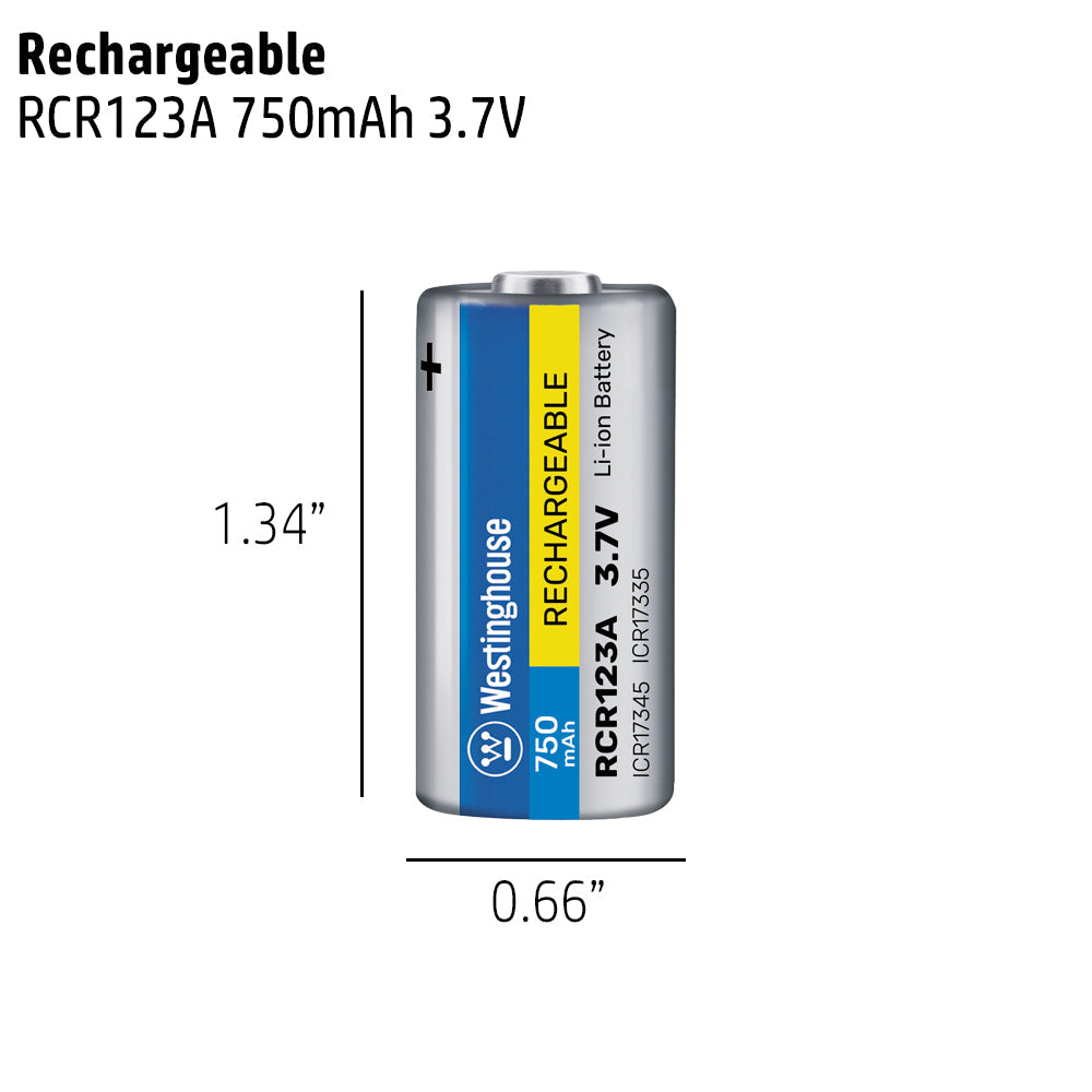 Westinghouse RCR123A Rechargeable Lithium Ion