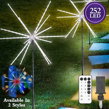 Pacific Accents | 2 Pack Sparkler LED Garden Lights By Flipo