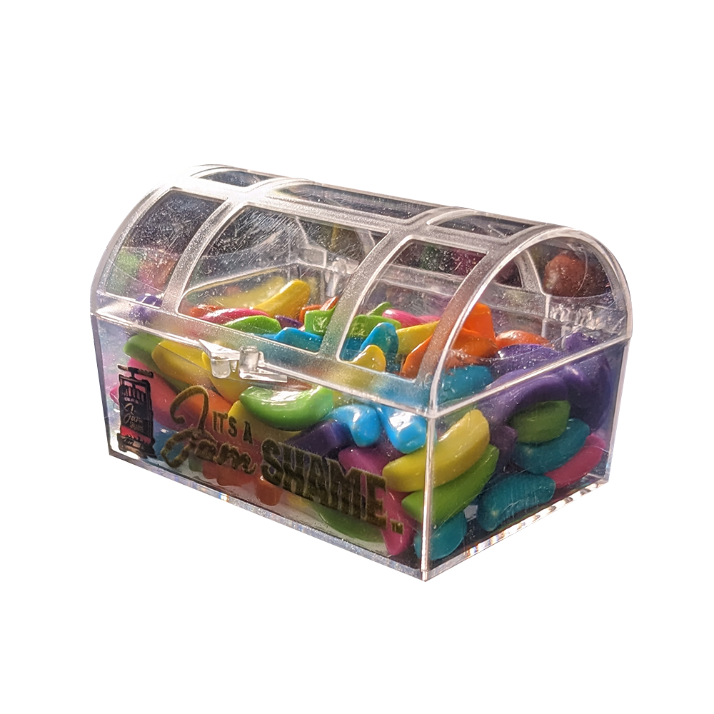 Candy In Treasure Chest Crystal Box