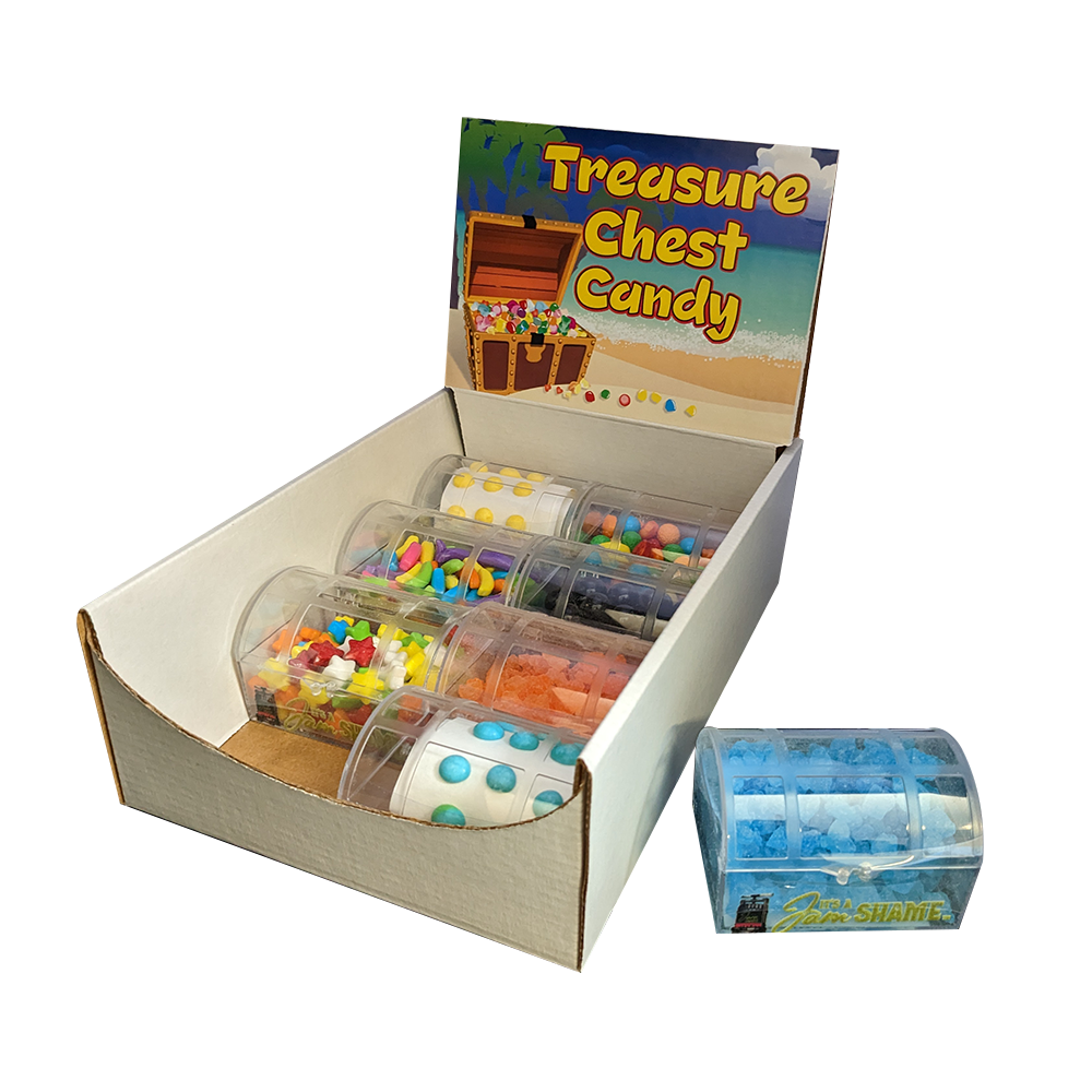 Candy In Treasure Chest Crystal Box