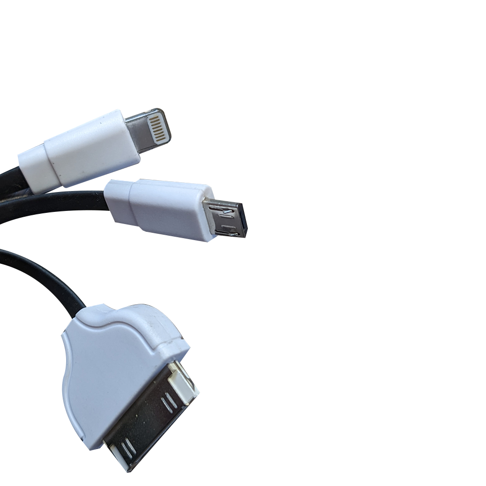 Camelion CDC006 3 In 1 USB, Micro-USB, Lightning Charging Cable Blister 1 Pack