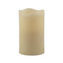 Flameless 3 x 5 Melted Top Wax Pillar Candle