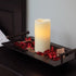 Flameless 3 x 8 Melted Top Wax Pillar Candle