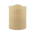 Flameless 4 x 5 Melted Top Wax Pillar Candle
