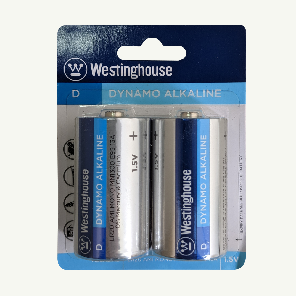 Westinghouse D Dynamo Alkaline