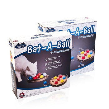 wholesale, wholesale pet, wholesale pet toys, pet toys, cat toy, bat a ball, interactive cat toy, cat treat dispenser, cat treat toy