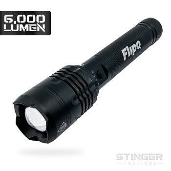 Stinger Tactical 6,000 Lumen Rechargeable Flashlight